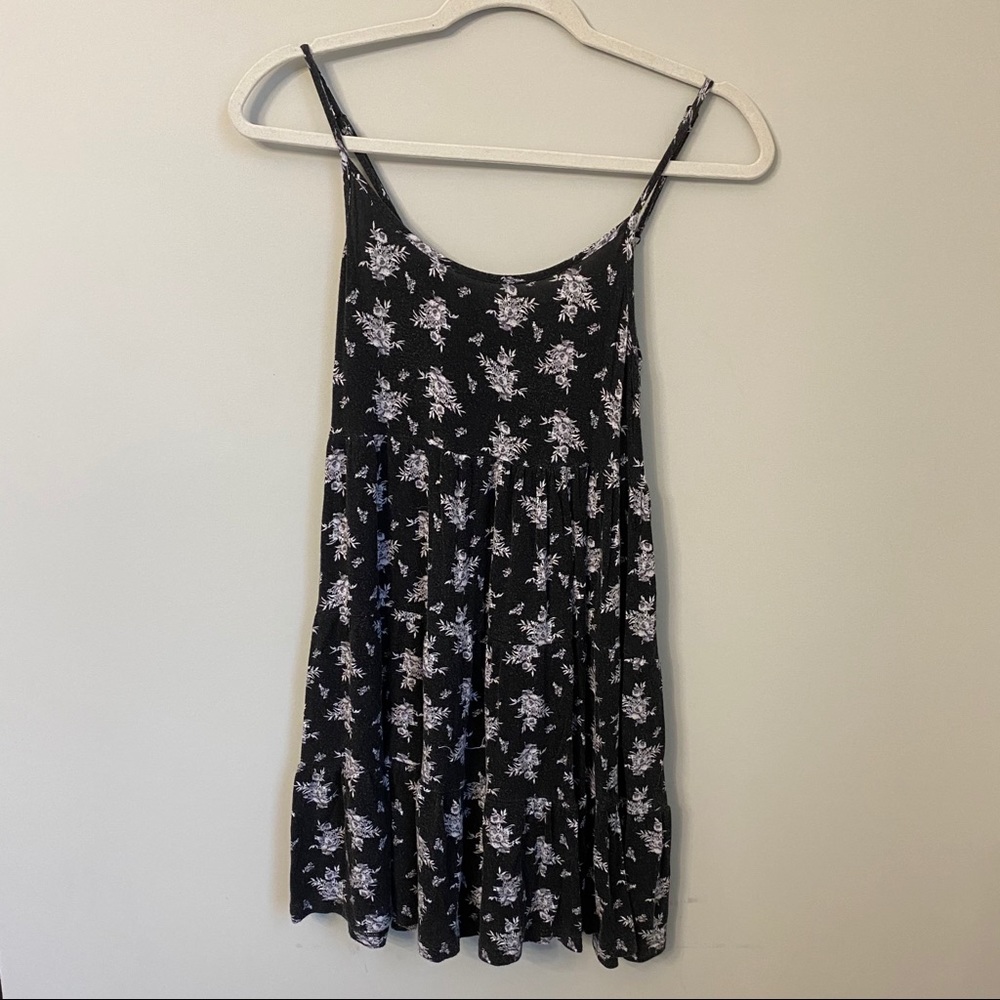 floral tank top mini dress women’s xs